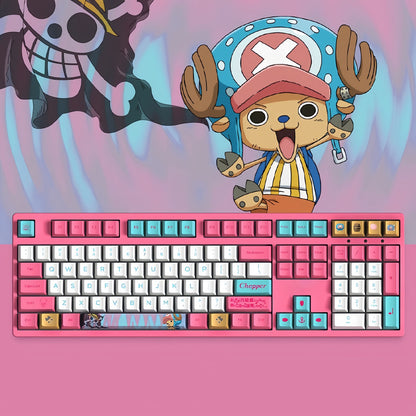 Chopper tri-mode connection RGB backlit mechanical keyboard