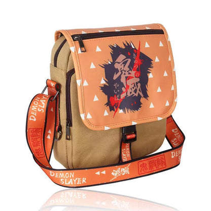 Tanjirou/Nezuko/Zenitsu/Giyuu small single shoulder bag bag students Satchel capacity is sufficient