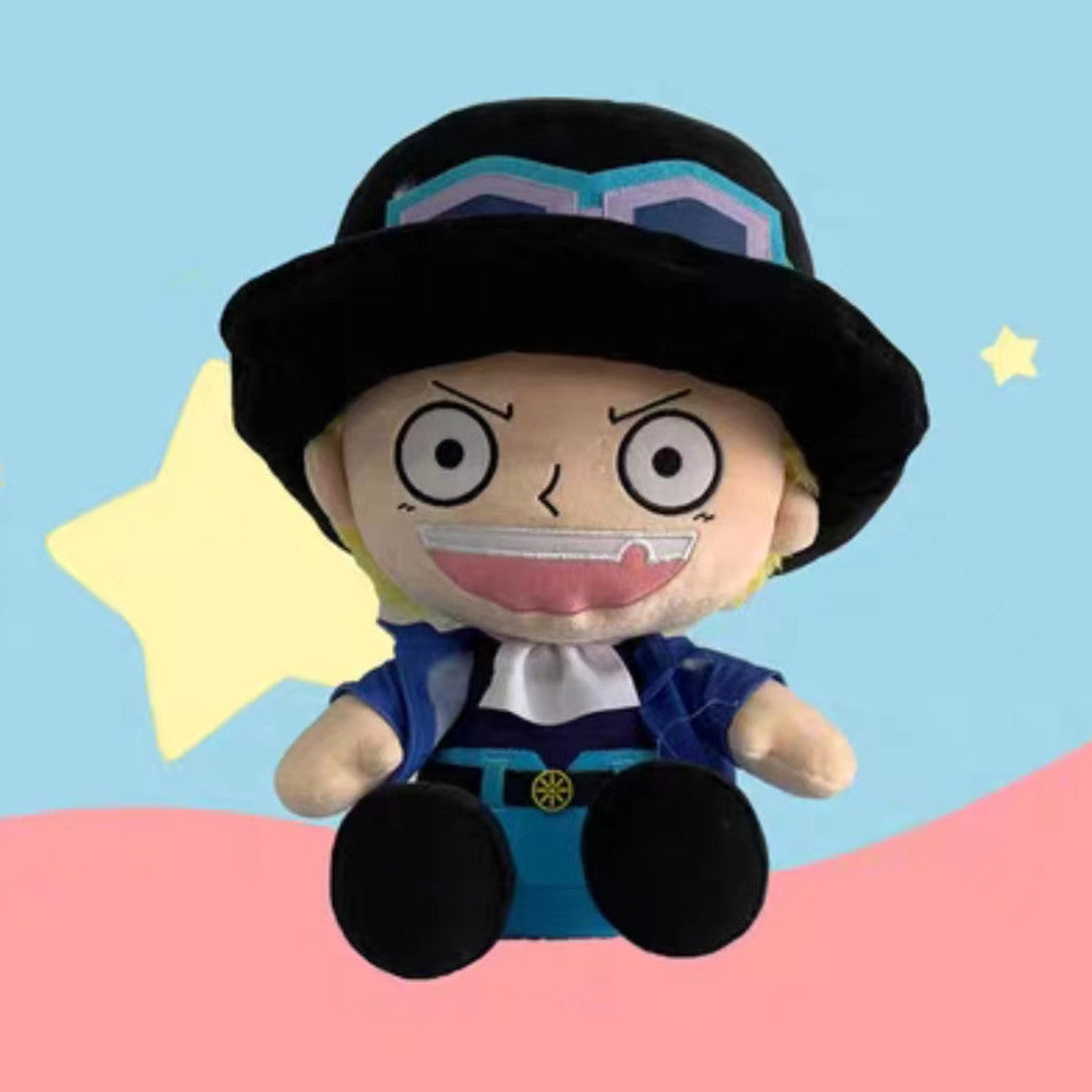 Luffy/Chopper/Ace/Sabo modelling lovely cartoon plush dolls toys