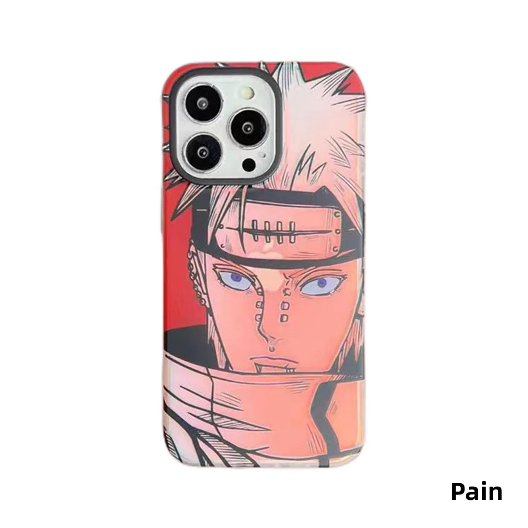 Pain/Uzumaki/Kakashi Apple exquisite Trend Silicone Anti-collision phone case