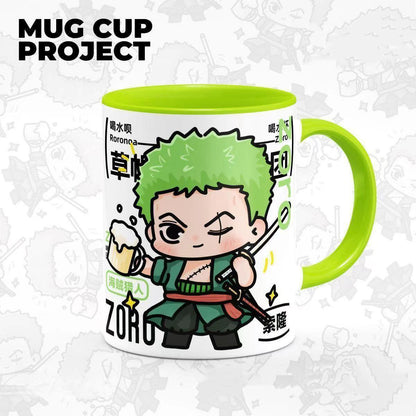 Luffy/Zoro/Ace Cute Character Pattern Heat Resistant and Durable Mugs