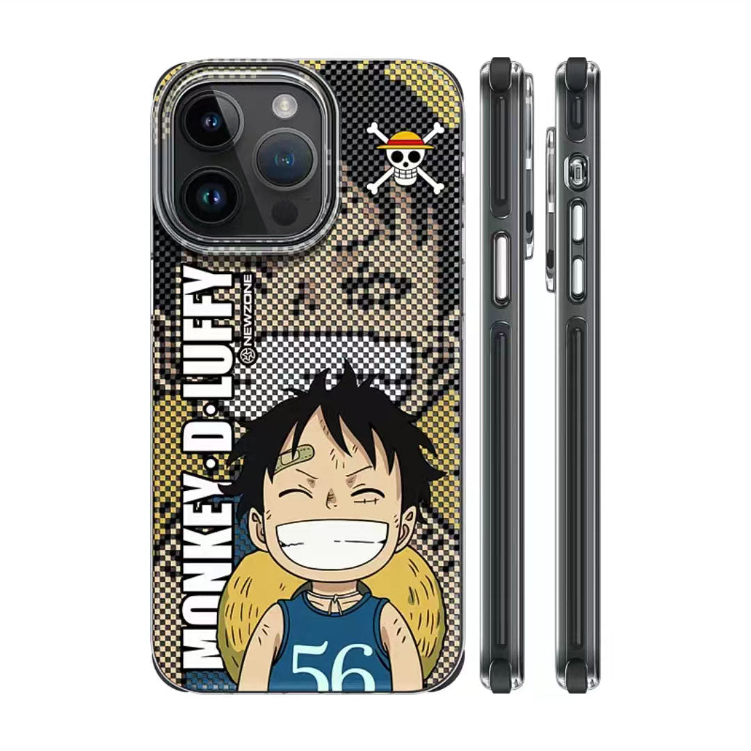 Luffy/Zoro iPhone silicone crash-resistant phone case