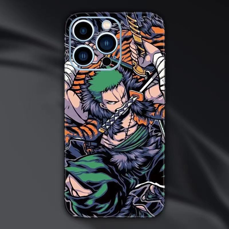 Luffy/Ace/Zoro iPhone cell phone back film beautiful pattern sticker