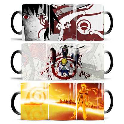 Uzumaki/Sasuke Color-Changing Mug Ceramic Heated Water Gradient Magic Coffee Mug cup