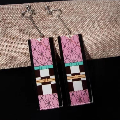 Tanjirou/Nezuko exquisite earrings for a unique charm