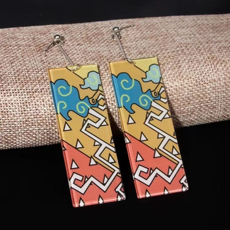 Tanjirou/Nezuko exquisite earrings for a unique charm