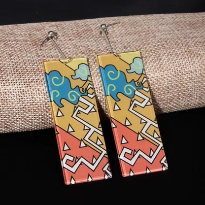 Tanjirou/Nezuko exquisite earrings for a unique charm