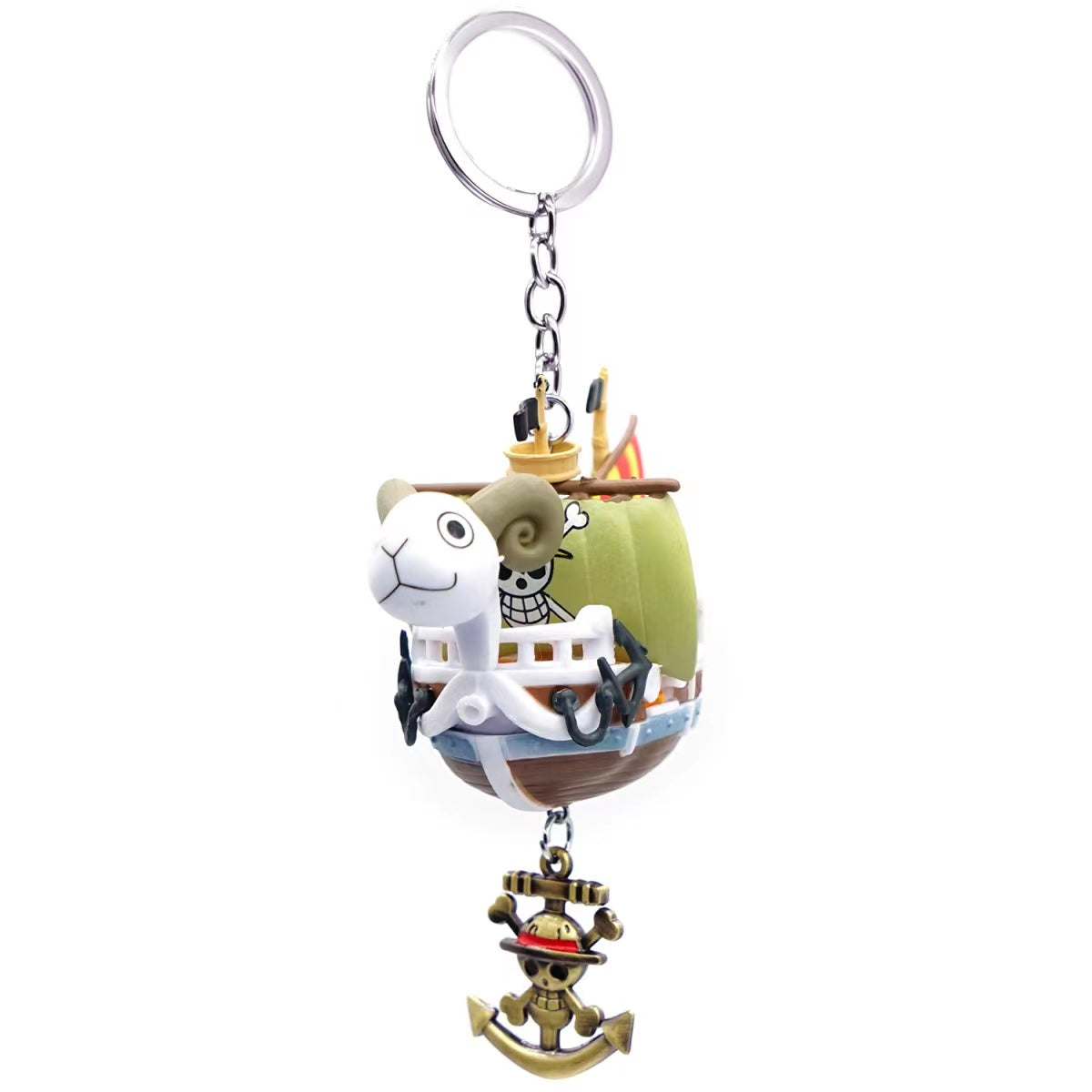 Thousand Sunny/Going Merry Exquisite Pirate ship Keychain Car hangings