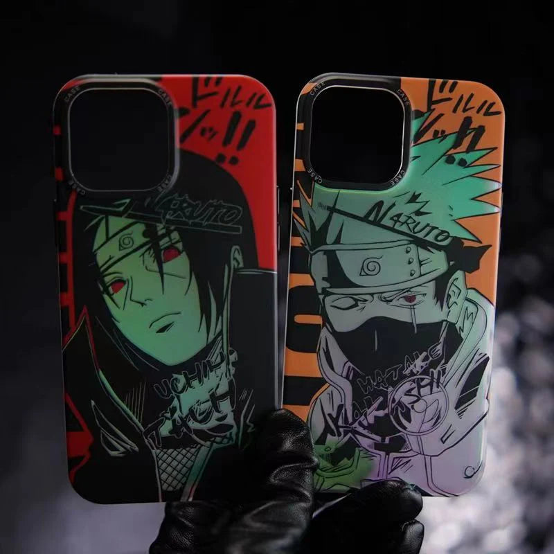 Itachi/Kakashi iPhone exquisite Trend Silicone Anti-collision phone case