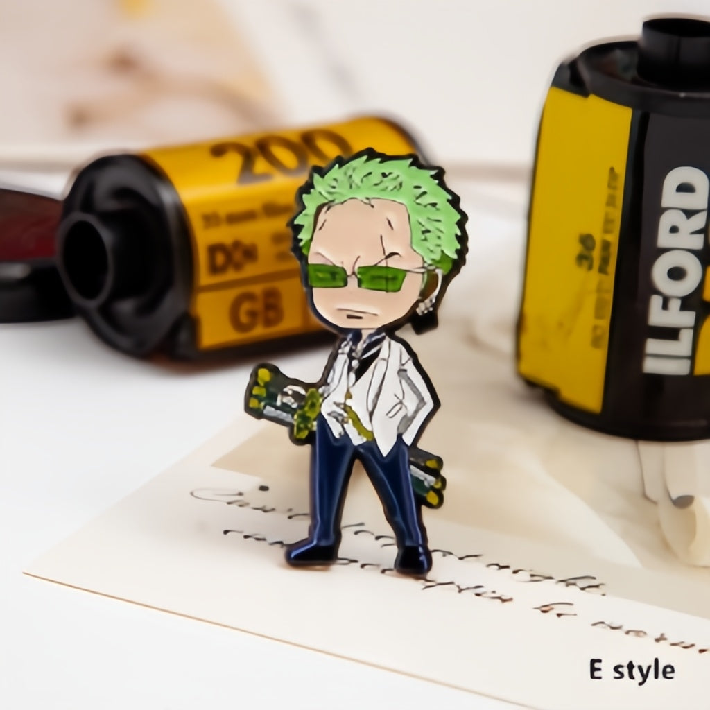 Luffy/Zoro Character Pin Badge