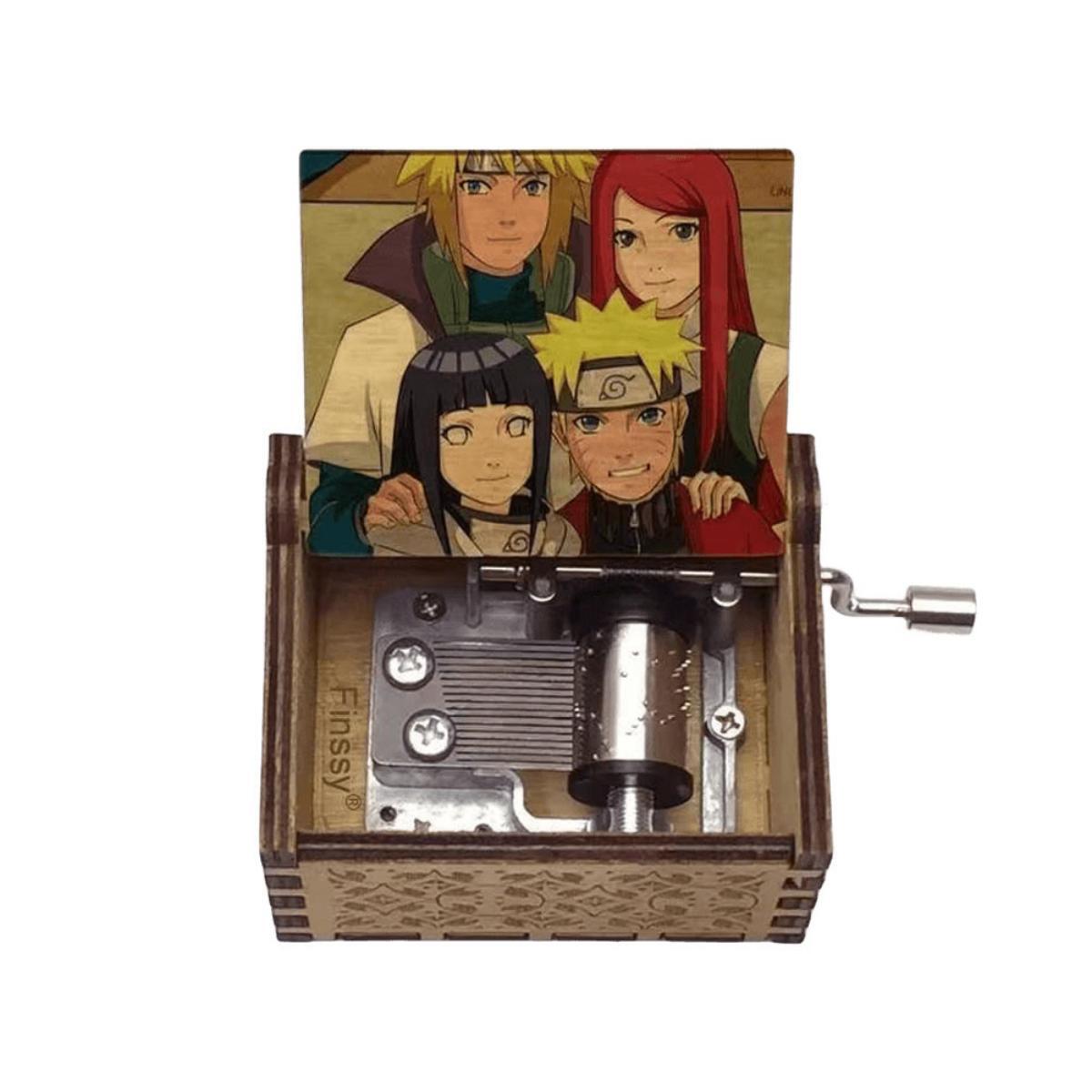 Uzumaki handmade wooden music box Music box creative music box