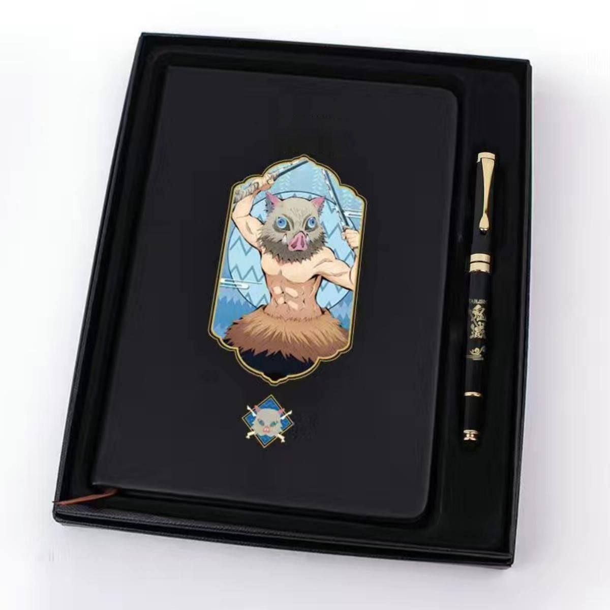 Tanjirou/Nezuko notebook and pen stationery set for smooth writing and exquisite notebooks