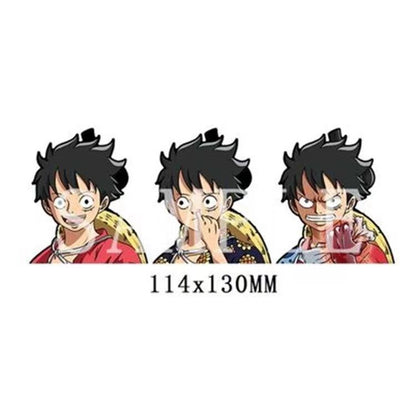 Luffy/Zoro/Nami 3D gradient stickers