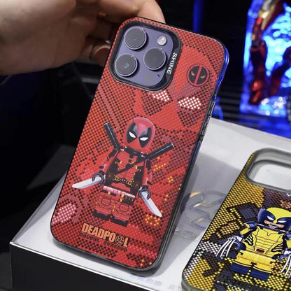 Deadpool/Wolverine iPhone silicone crash-resistant phone case