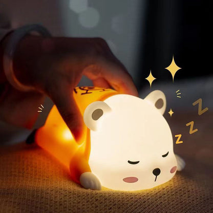 Bepo soft silicon night light warm accompany every night