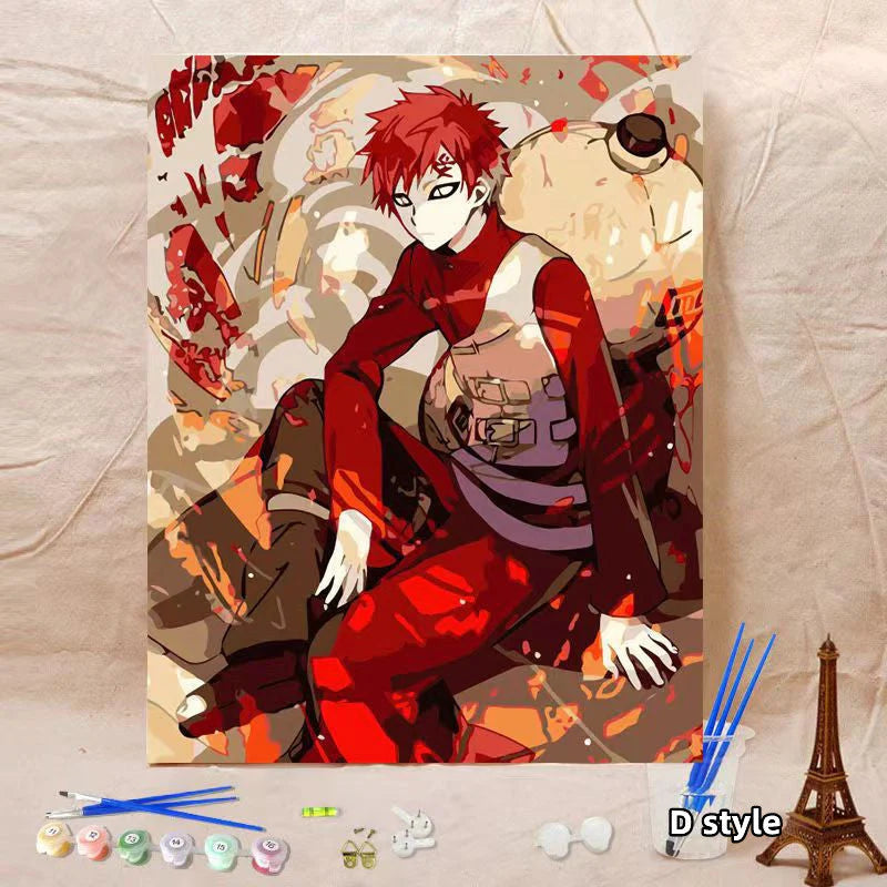 Dawn tissue handsome handicraft doodle digital oil painting