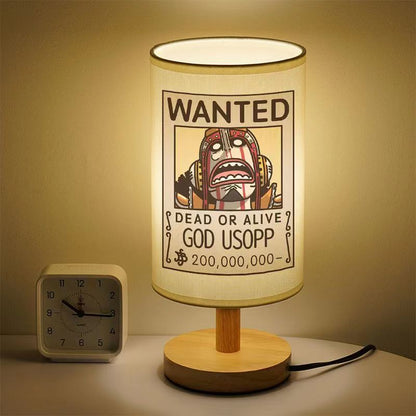 Luffy/Zoro small table lamp led lamp Student eye protection warm lamp