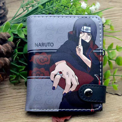 Sasuke/Itachi/Kakashi exquisite leather wallet with large capacity design and excellent quality