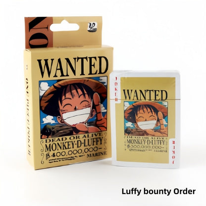 Luffy/Zoro/Chopper One piece arrest warrant Playing cards