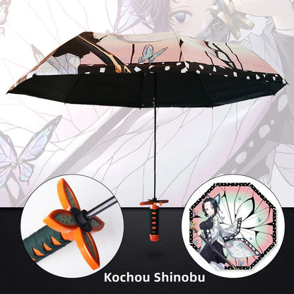 Kamado Tanjirou cool hilt umbrella that folds