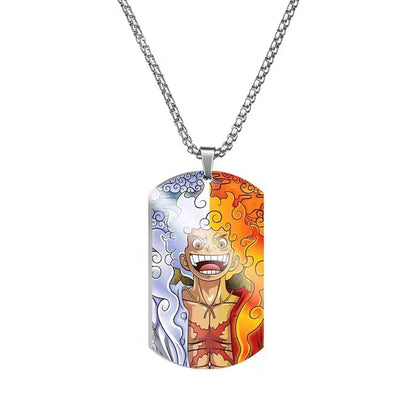 Luffy/Zoro/Chopper/Nami Fashion cool titanium steel metal necklace