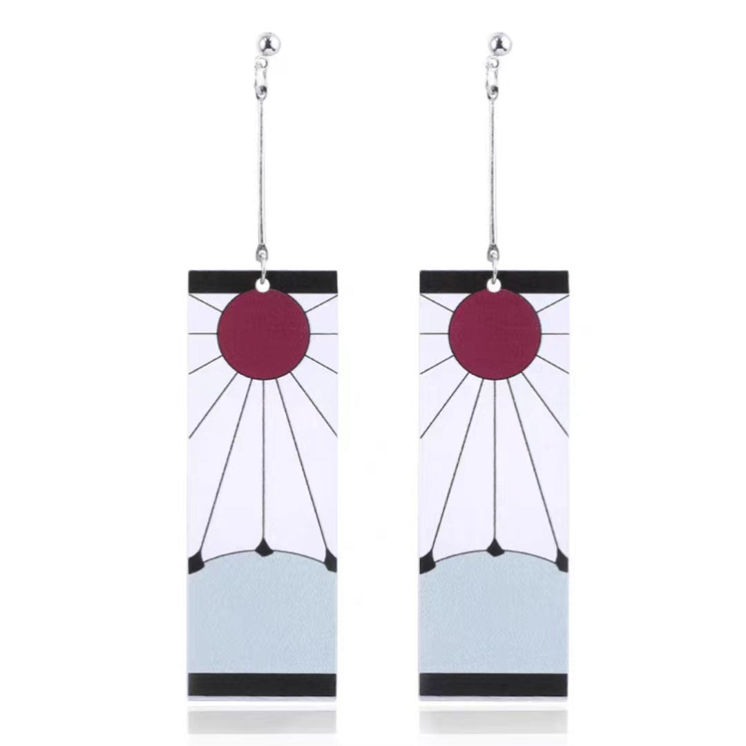 Tanjirou/Nezuko exquisite earrings for a unique charm