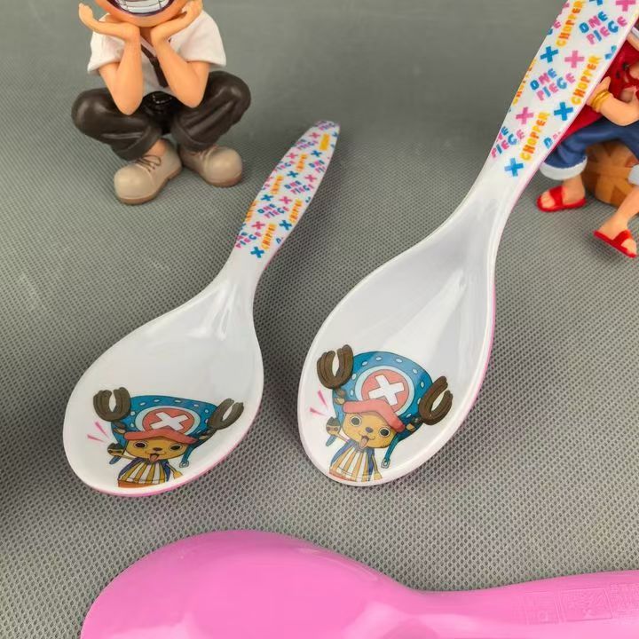 Tony Tony Chopper Anti-Ironing Long Handle Melamine Baby Spoon - Help Your baby Eat Happily