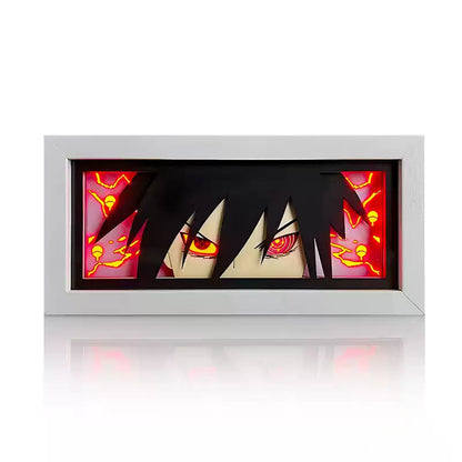 Sasuke/Kakashi/Obito/Itachi 3D Paper Sculpture Night Light - Light up the world of anime!