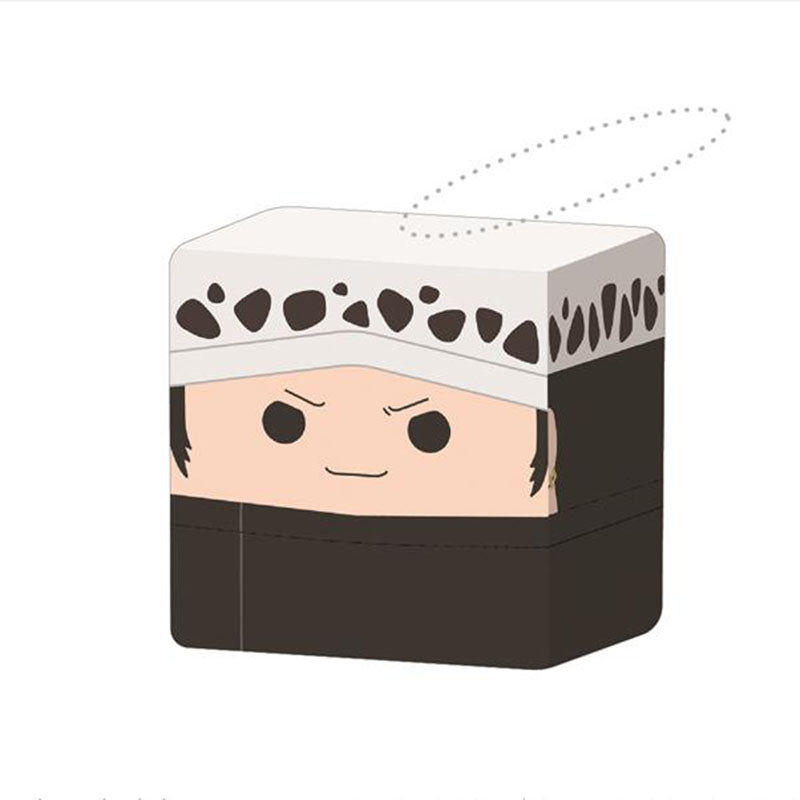 Luffy/Zoro Mini Cube Doll Keychain - Super Cute and Collectible