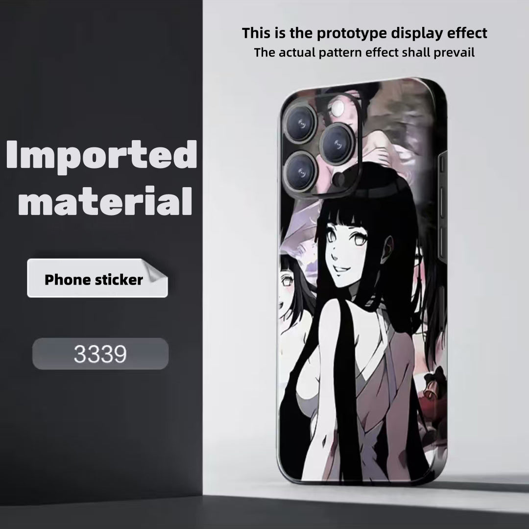 Sasuke/Kakashi/Itachi/Obito theme iPhone Phone back film sticker - a must-have for cool personality