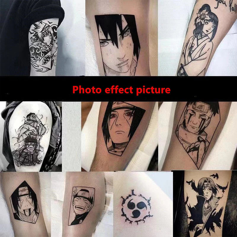 Uzumaki/Sasuke Cool character tattoo stickers