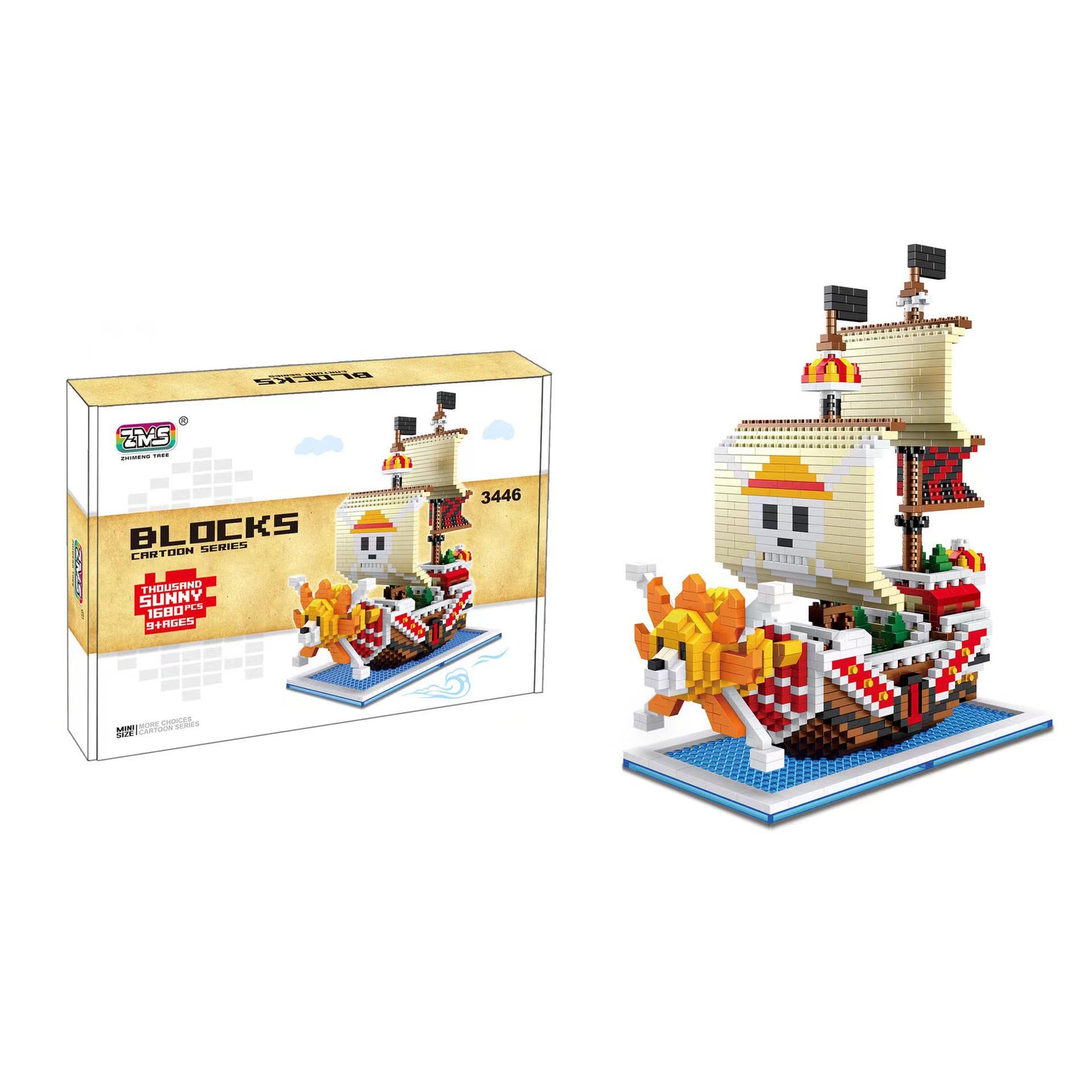 Sunny/Merry Building Blocks Pirate ship model