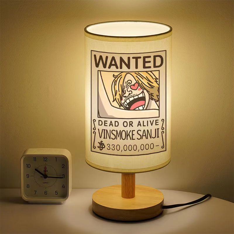 Luffy/Zoro small table lamp led lamp Student eye protection warm lamp