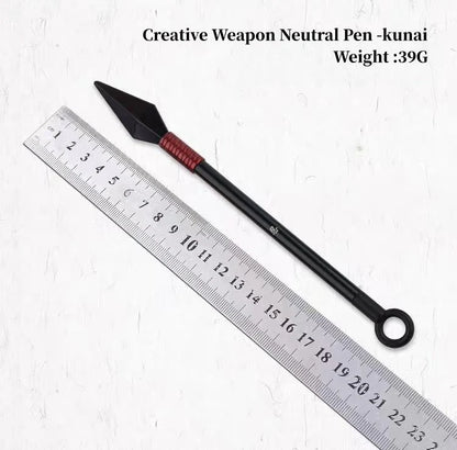 Kakashi/Sasuke kunai Neutral pen Metal alloy stationery kunai student supplies