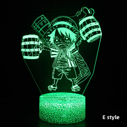 Luffy/Zoro/Sanji Acrylic Panel Character Night Lights