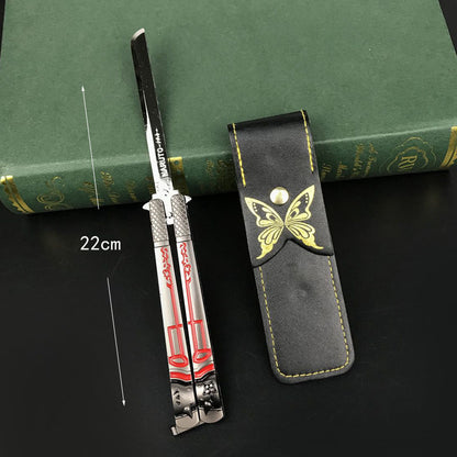 Sasuke/Gaara theme cool butterfly knife collection for fun