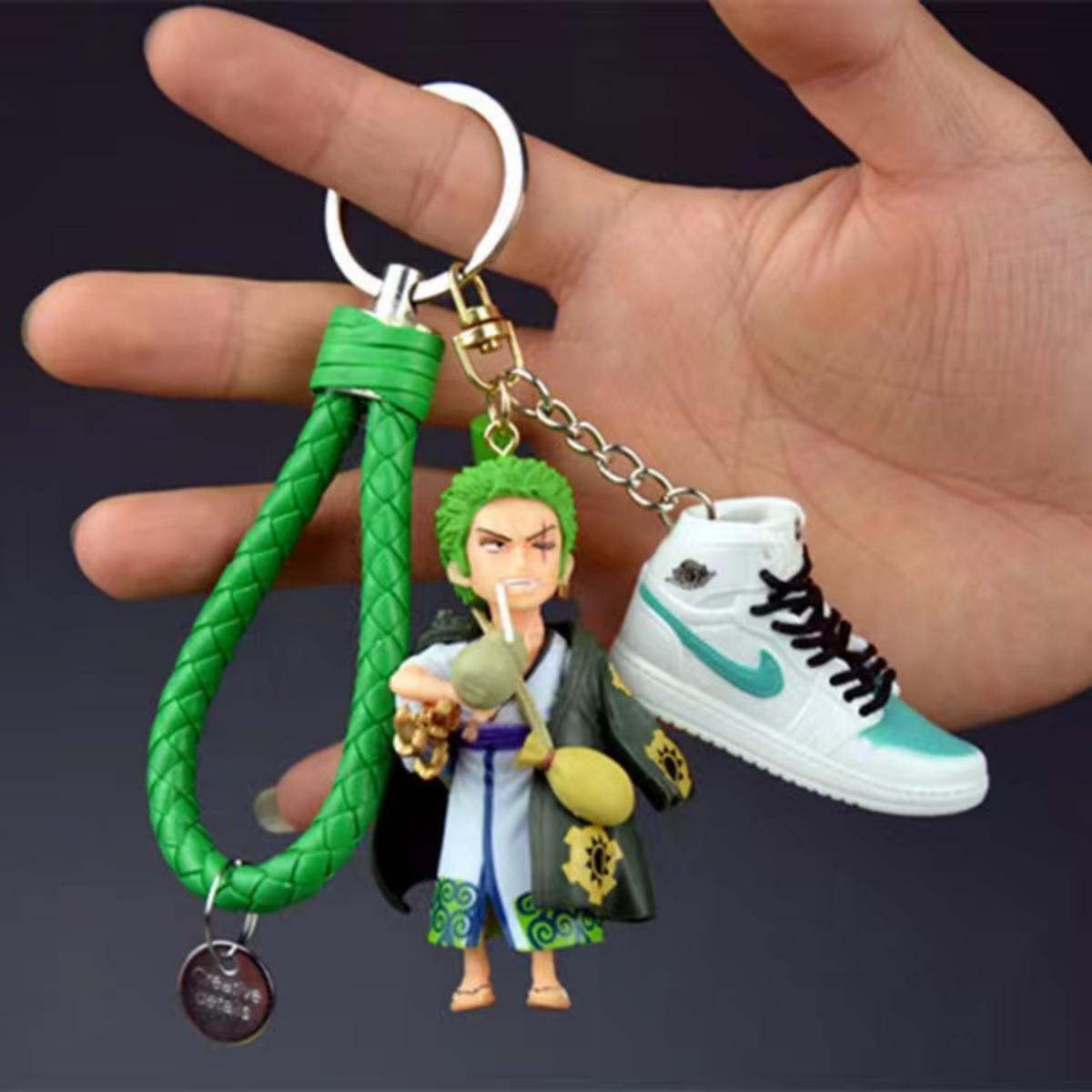 Nika luffy/Zoro character model keychain