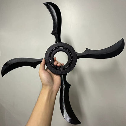 Uchiha Sasuke Large fidget spinner toy, cool spin, decompression essential, enjoy the ultimate fun