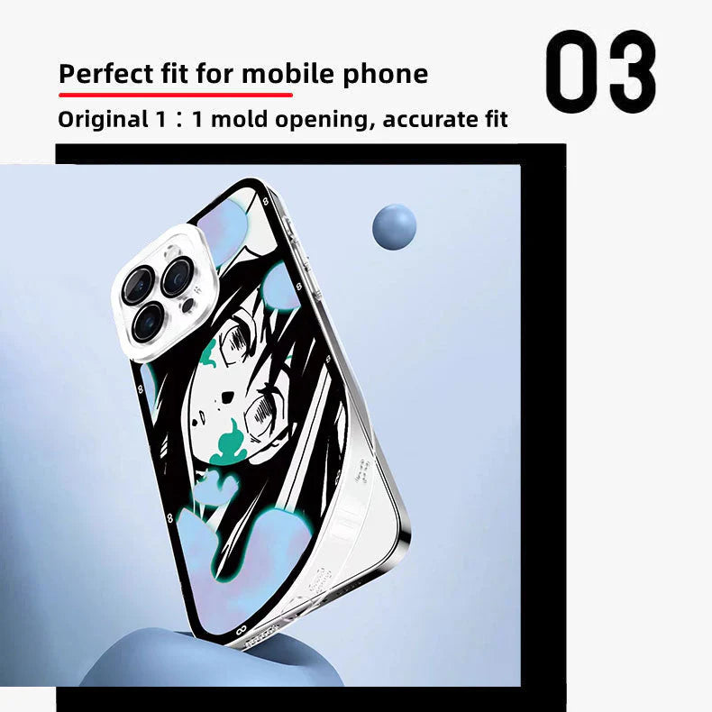 Tanjirou/Mitsuri/Muichirou Apple exquisite Trend Silicone Anti-collision phone case