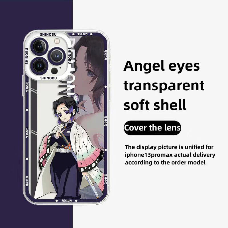 Tanjirou/Nezuko iPhone, Android phone case Apple Refined Trend silicone anti-collision phone case