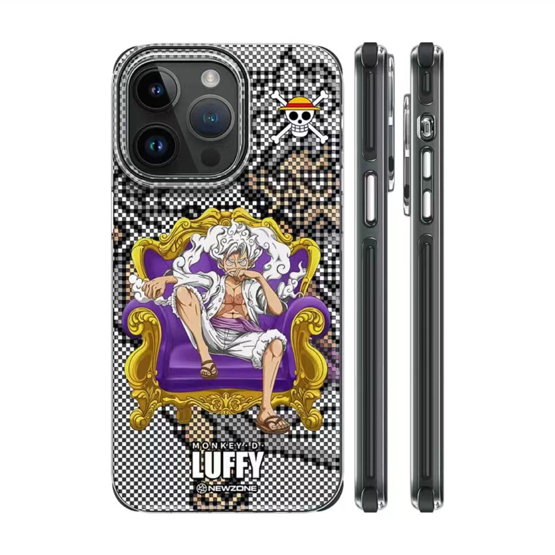 Luffy/Zoro iPhone silicone crash-resistant phone case