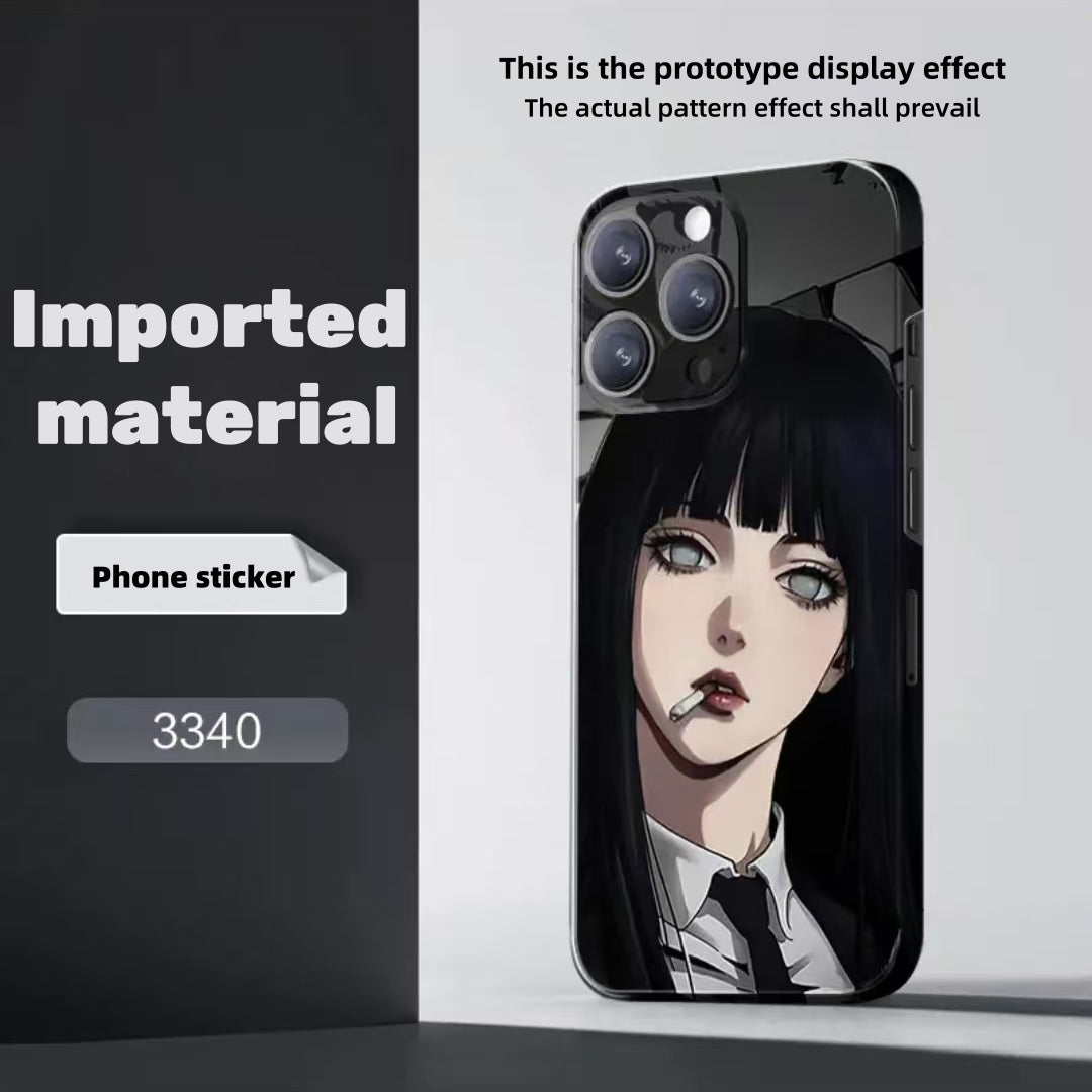 Sasuke/Kakashi/Itachi/Obito theme iPhone Phone back film sticker - a must-have for cool personality