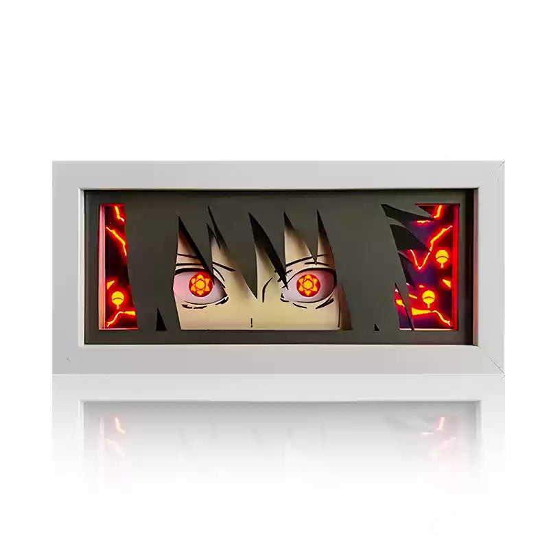 Sasuke/Kakashi/Obito/Itachi 3D Paper Sculpture Night Light - Light up the world of anime!