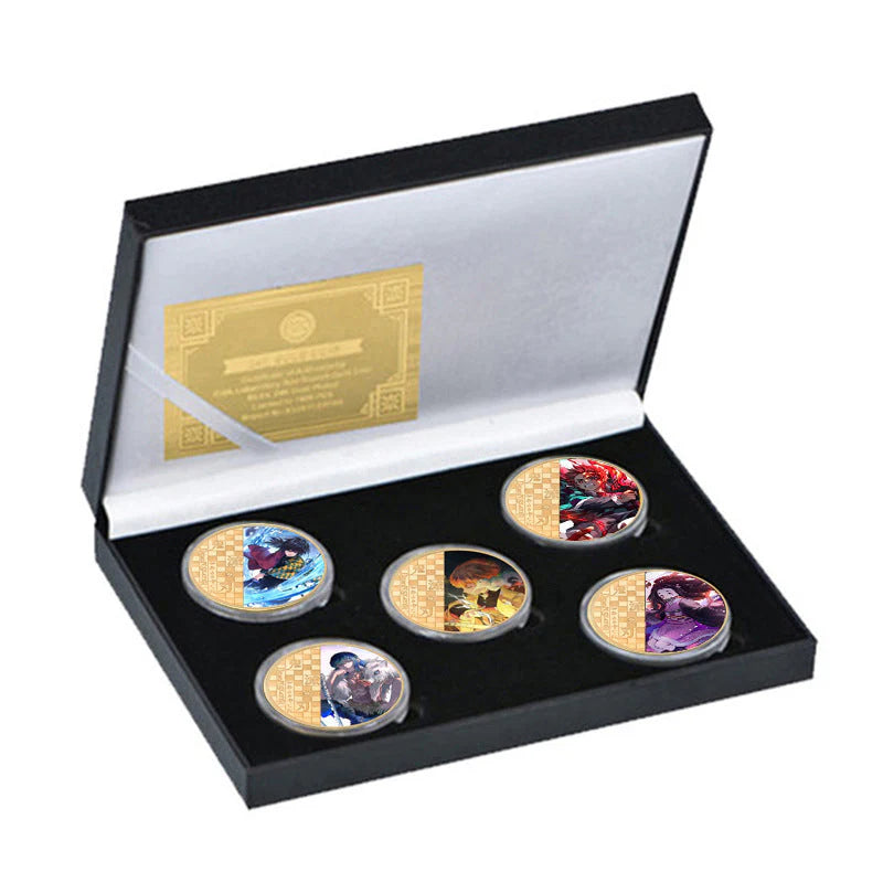 Kamado Tanjirou Bank Official 24K Gold Collection Commemorative Coins