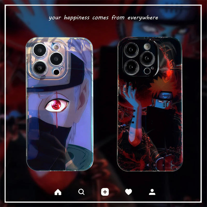 Kakashi/Pain Apple exquisite Trend Silicone Anti-collision phone case