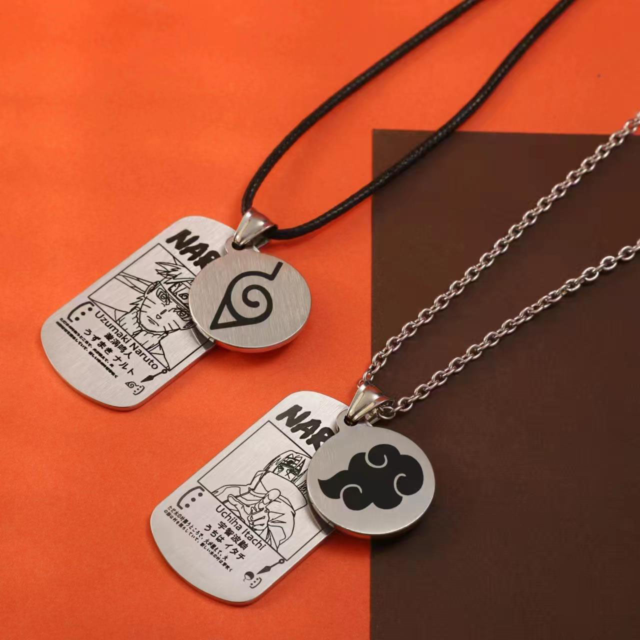 Uzumaki/Sasuke/Kakashi Ninja series handsome necklace with finish