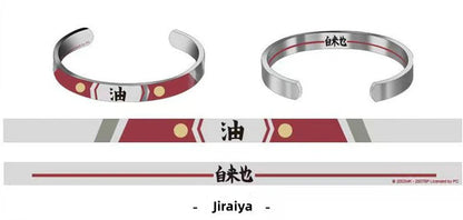 Jiraiya/Itachi secondary metal bracelets(internal diameter 64mm x 8mm)