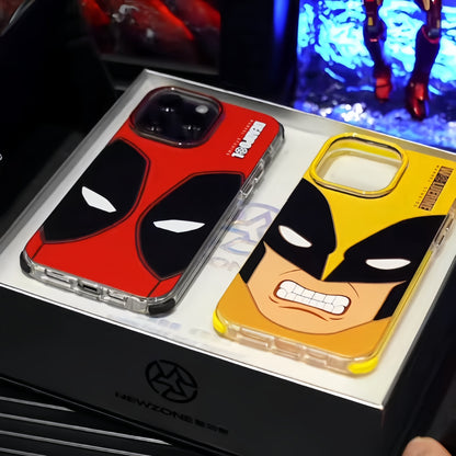 Deadpool/Wolverine iPhone silicone crash-resistant phone case