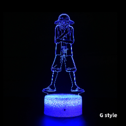 Luffy/Zoro/Sanji Acrylic Panel Character Night Lights