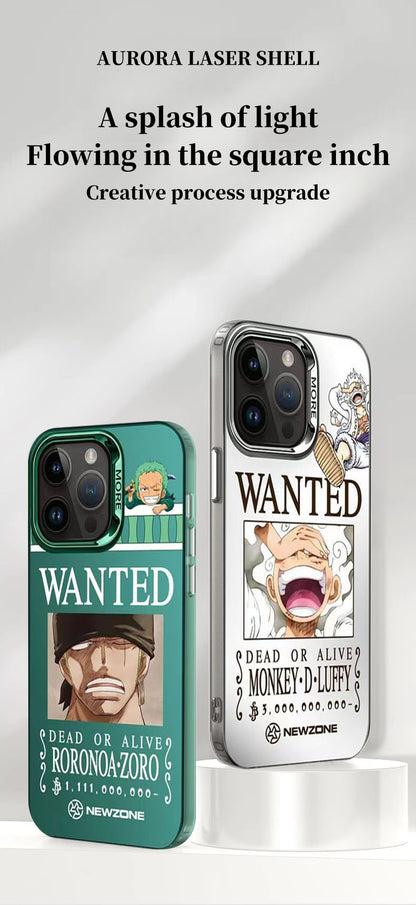 Luffy/Zoro iPhone silicone crash-resistant phone case